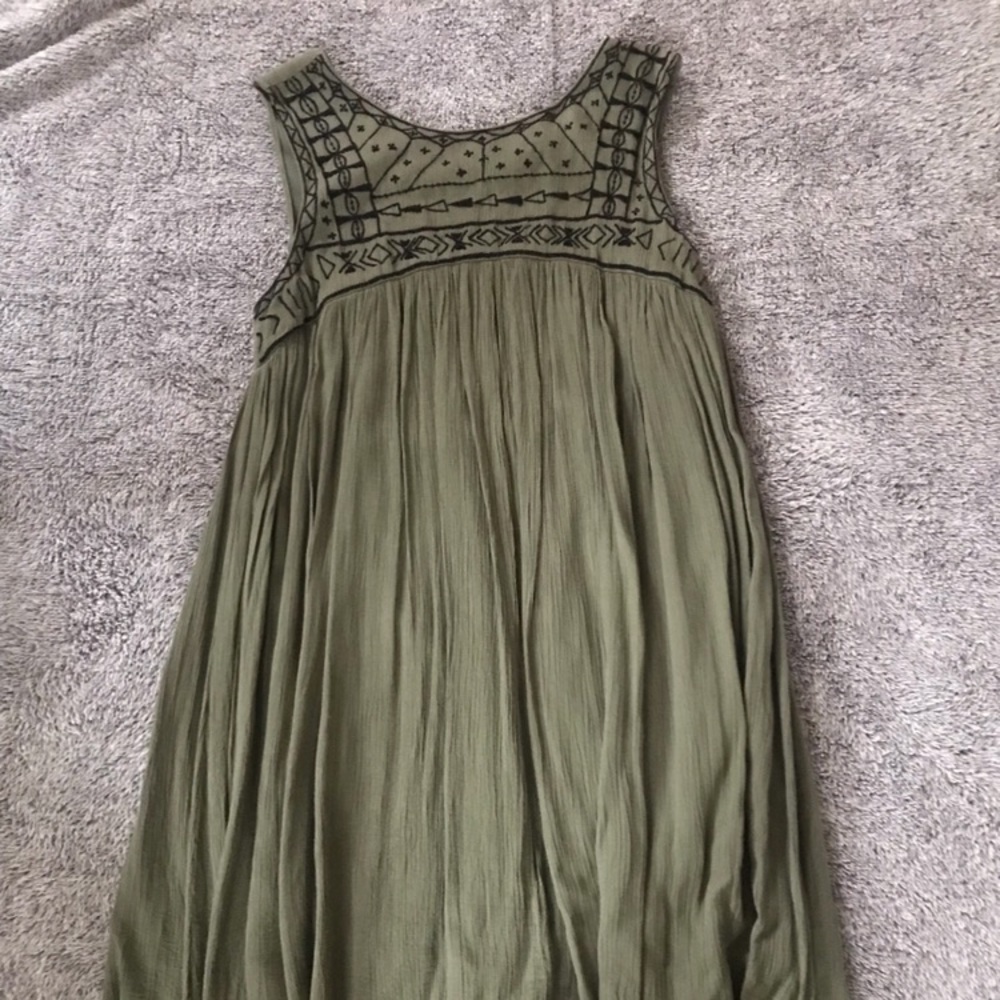 Army Green Shift Dress